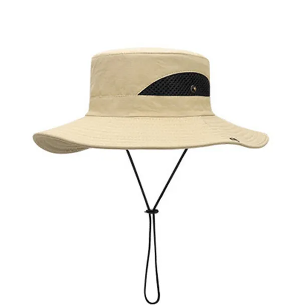 Hiking Hat Sun Hat for Men/Women, Sun Protection Wide Brim Bucket Hat Waterproof Breathable Packable Boonie Hat for Fishing Camping Hiking