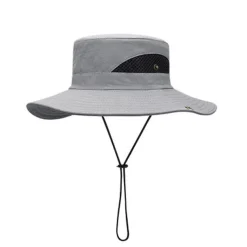 Hiking Hat Sun Hat for Men/Women, Sun Protection Wide Brim Bucket Hat Waterproof Breathable Packable Boonie Hat for Fishing Camping Hiking