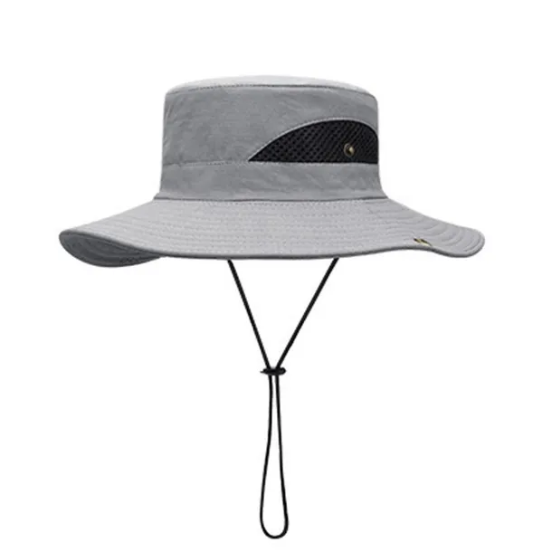 Hiking Hat Sun Hat for Men/Women, Sun Protection Wide Brim Bucket Hat Waterproof Breathable Packable Boonie Hat for Fishing Camping Hiking