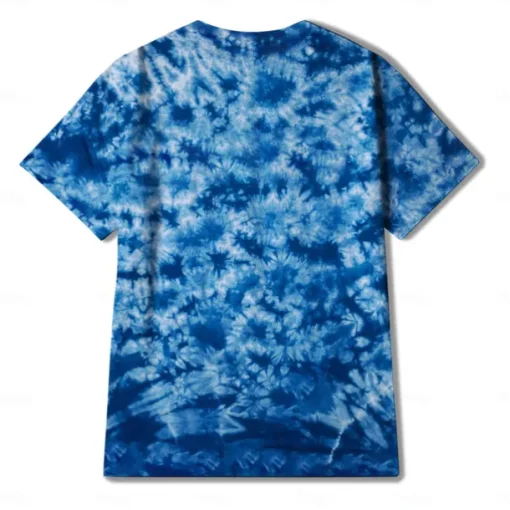 Hippie T-shirt Tie-Dye Tee 3D Tie Dye Print Retro Vintage 1980s 1970s For Men's Adults' Masquerade 3D Print Casual Daily