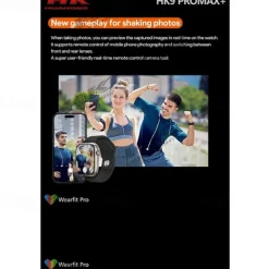 HK9 Pro Max Smart Watch with 2 Watch Bands 1.32 inch Smartwatch Fitness Running Bluetooth ECG+PPG Pedometer Call Reminder Android iOS Long Standby Hands-Free Calls Step Tracker IP68 22mm Watch Case