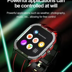 HK56 Smart Sports Watch 2.06inch Amoled Large Screen Bluetooth Call AI Voice Rotating Crown Women Digital Fitness Watches