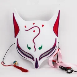 Holloween Mask Led Fox Mask Plastic Led Light Up Masks Cosplay Mask Headwear Halloween Mask Party