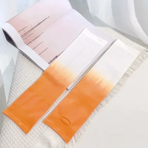 Home Gradient Ice Silk Arm Sleeves UV Protection Cooling UPF 50+ Sun Sleeves Sunscreen Covers Compression Warmer Gloves for Men Women Running Cycling Driving Fishing Colour Gradient