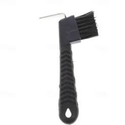 Hoof pick with brush and scraper soft grip hoof pick horse brush Horse hook hoof brush Horse soft Grooming Tools Horse Stuff Horse Hoof Pick Brush toy goat to weave cleaning brush