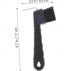Hoof pick with brush and scraper soft grip hoof pick horse brush Horse hook hoof brush Horse soft Grooming Tools Horse Stuff Horse Hoof Pick Brush toy goat to weave cleaning brush
