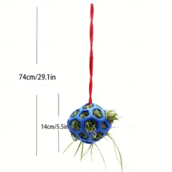 Horse Feeding Toy Ball Hanging Horse Toy Stable Feeding Ball, Stretch Resistant TPR Hay Feeder Toy Ball