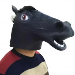 Horse Halloween Mask Halloween Props Halloween Carnival Mask Funny Halloween Adults' Men's Women's Unisex Halloween Carnival Easy Halloween Costumes Dress Up