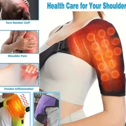 Hot shoulder shoulder USB three controllable temperature thermal shoulder physiotherapy hot compress heating cape
