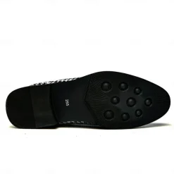 Houndstooth Pattern Men's Chelsea Boots – Classic Slip-On Ankle Boots with Elastic Side Panels for Formal and Casual Occasions