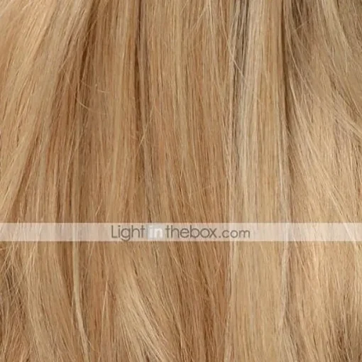 Human Hair Blend Wig Short Straight Layered Haircut Short Hairstyles 2020 Berry Classic Straight Black Blonde Brown Natural Capless Women's Palest Blonde Honey Blonde / Bleached Blonde Blonde 8 inch