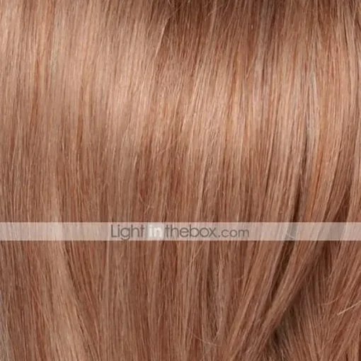 Human Hair Blend Wig Short Straight Layered Haircut Short Hairstyles 2020 Berry Classic Straight Black Blonde Brown Natural Capless Women's Palest Blonde Honey Blonde / Bleached Blonde Blonde 8 inch