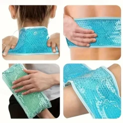 Ice Pack for Neck Pain Relief, Summer Cooling, Neck Ice Pack Wrap for Cervical Pain Relief, Office Pressure, Sports Injuries, Swelling