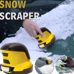 Ice Scraper Electric Cordless Ice Snow Scraper Portable Car Window Windshield Glass Snow Remover USB Rechargeable
