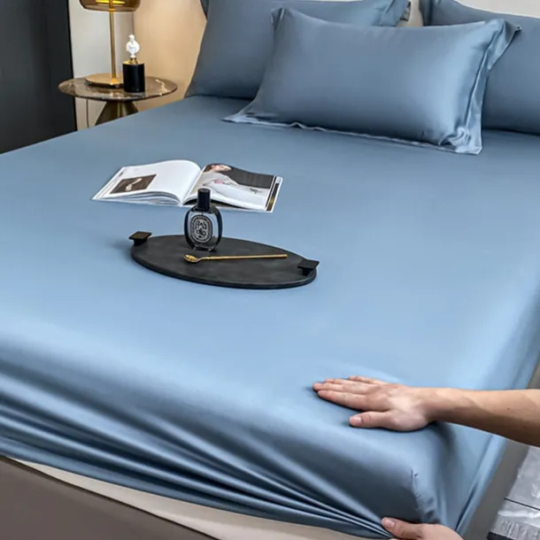 Ice Silk Bed Sheet Single Piece Summer Ice Silk Bed Cover Simmons Mattress Protector Bed Cover Three Piece Set