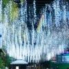 Icicle Dripping Curtain String Fairy Lights 4M - 120 LED Christmas Outdoor Window Decorations for Fairy Xmas Garden & Party Decor