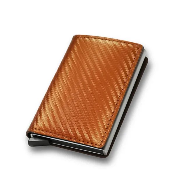 ID Credit Bank Card Holder Wallet Luxury Brand Men Anti Rfid Blocking Protected Magic Leather Slim Mini Small Money Wallets Case