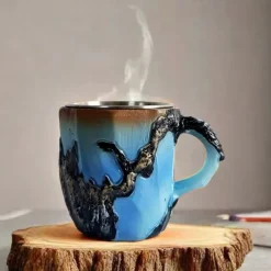 Imitation Mineral Crystal Coffee Mugs 2025 Colorful Resin Crystal - Elegant Christmas Gift for Home & Office, Ideal for Christmas