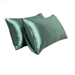 Imitation Silk Solid Color Pillowcase Envelope Pillowcase