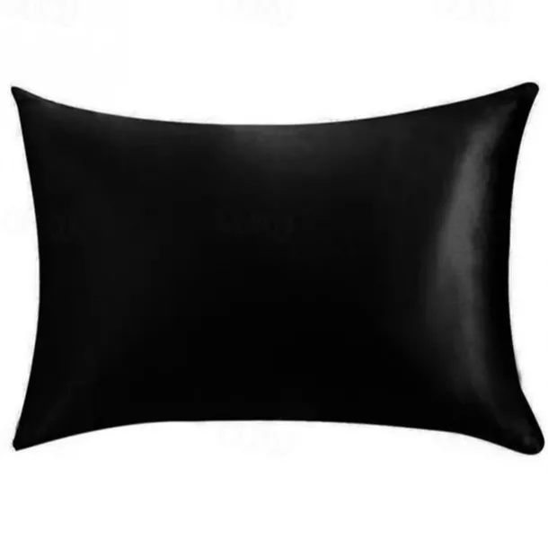 Imitation Silk Solid Color Pillowcase Envelope Pillowcase