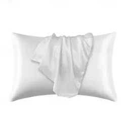 Imitation Silk Solid Color Pillowcase Envelope Pillowcase