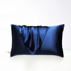 Imitation Silk Solid Color Pillowcase Envelope Pillowcase