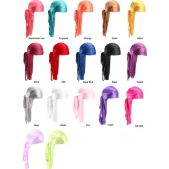 Imitation Silk Strapping Pirate Cap Cape Headband Cap Cap Cap