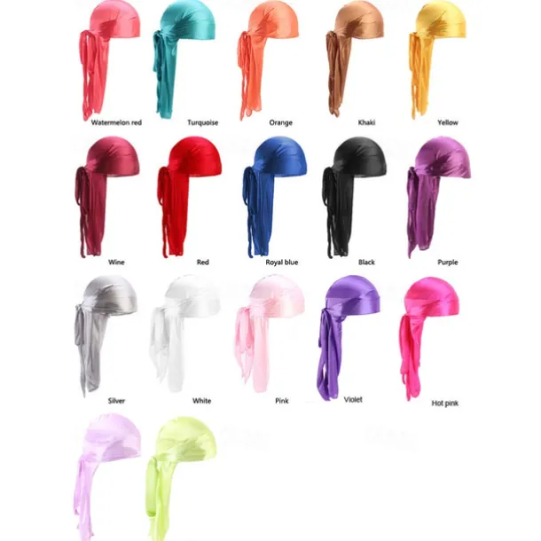 Imitation Silk Strapping Pirate Cap Cape Headband Cap Cap Cap