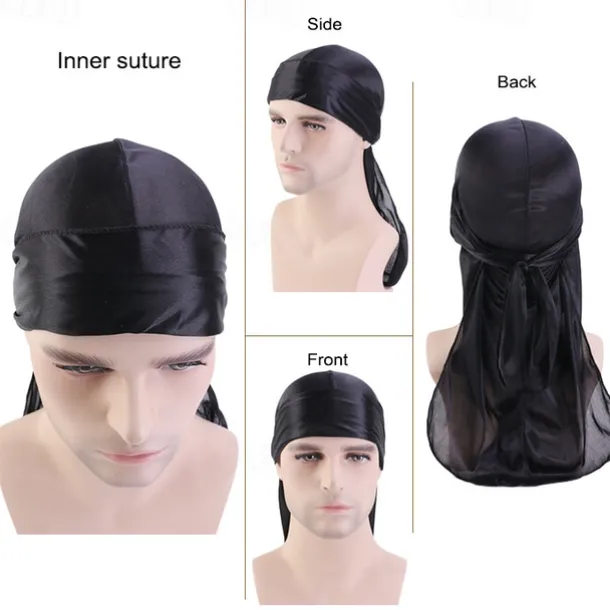 Imitation Silk Strapping Pirate Cap Cape Headband Cap Cap Cap