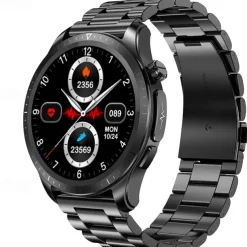 iMosi E420 Smart Watch 1.39 inch Smartwatch Fitness Running Watch Bluetooth ECG+PPG Temperature Monitoring Pedometer Compatible with Android iOS Women Men Long Standby Waterproof Media Control IP68