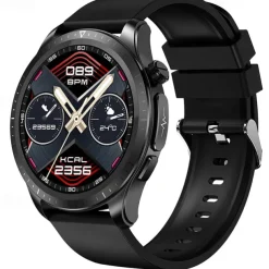 iMosi E420 Smart Watch 1.39 inch Smartwatch Fitness Running Watch Bluetooth ECG+PPG Temperature Monitoring Pedometer Compatible with Android iOS Women Men Long Standby Waterproof Media Control IP68