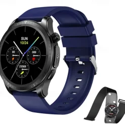 iMosi E420 Smart Watch 1.39 inch Smartwatch Fitness Running Watch Bluetooth ECG+PPG Temperature Monitoring Pedometer Compatible with Android iOS Women Men Long Standby Waterproof Media Control IP68