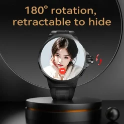 IMOSI 1.8-inch Smart Watch 4G Network SIM Card Google Play Download APP Camera GPS WIFI Call 4G/32GB ROM Android Men Smartwatch