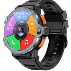 iMosi PG999 Smart Watch 1.54 inch 4G LTE Cellular Smartwatch Phone 4G Pedometer Call Reminder Heart Rate Monitor Compatible with Null Men GPS Long Standby Hands-Free Calls IP 67 43mm Watch Case