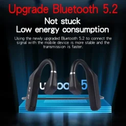 iMosi Q1 Bone Conduction Headphone Ear Hook Bone Conduction Headphones Bluetooth 5.2 Sports Waterproof Ergonomic Design