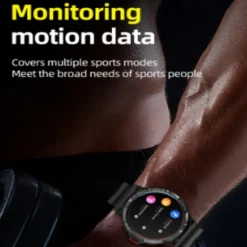 iMosi V10 Smart Watch 1.43 inch Smartwatch Fitness Running Watch 4G Pedometer Call Reminder Activity Tracker Compatible with Smartphone Men Waterproof Long Standby Hands-Free Calls IP 67 47mm Watch