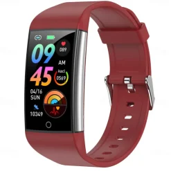 Imsoi 1.47-inch IPS Screen Blood lipid Uric Acid Blood Glucose ECG Blood Pressure Health Smart Watch Temperature Monitoring Pedometer Call Reminder Compatible with Android iOS Women Men Waterproof