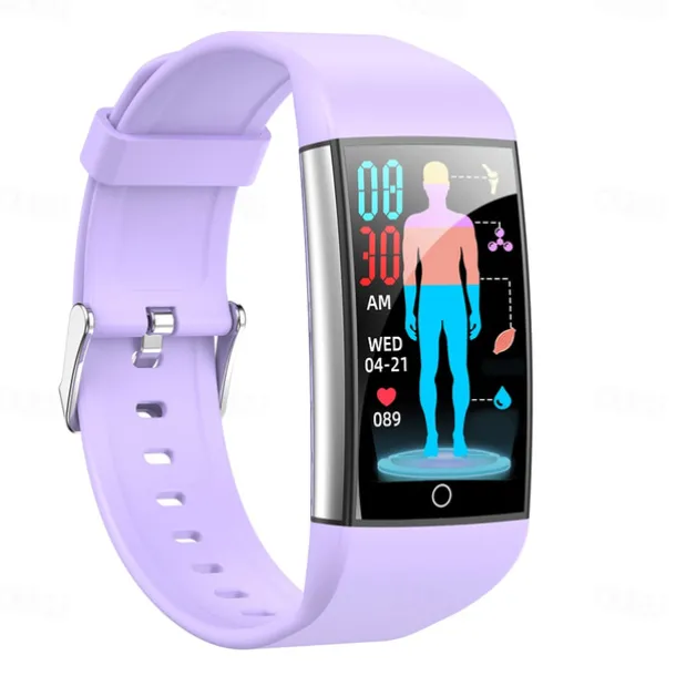 Imsoi 1.47-inch IPS Screen Blood lipid Uric Acid Blood Glucose ECG Blood Pressure Health Smart Watch Temperature Monitoring Pedometer Call Reminder Compatible with Android iOS Women Men Waterproof