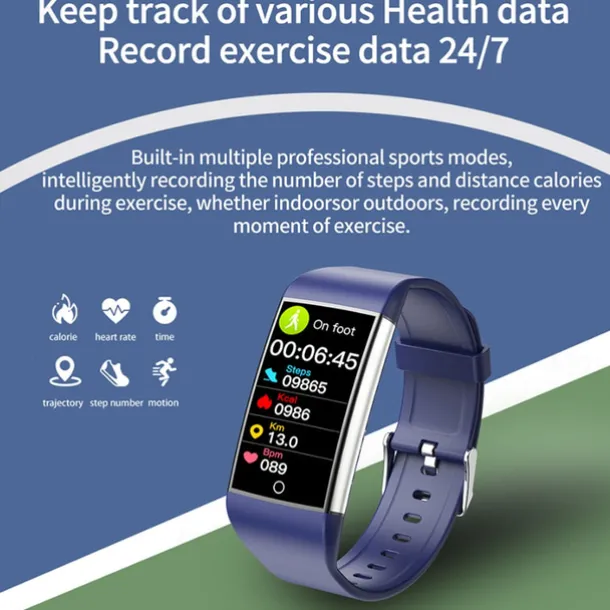 Imsoi 1.47-inch IPS Screen Blood lipid Uric Acid Blood Glucose ECG Blood Pressure Health Smart Watch Temperature Monitoring Pedometer Call Reminder Compatible with Android iOS Women Men Waterproof