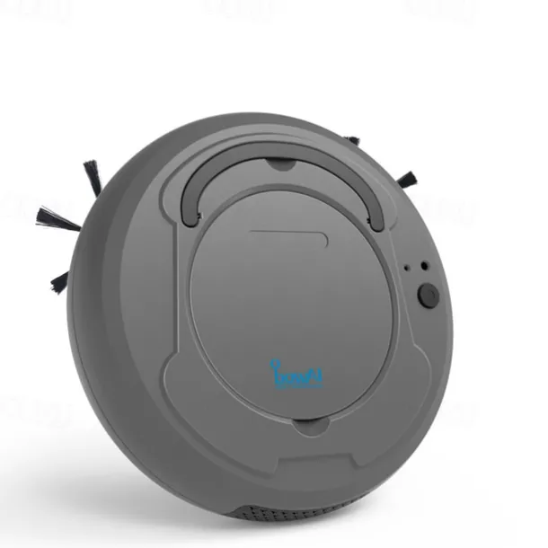 3-in-1 Auto Sweeping Robot 1800PA Strong Suction Smart Floor CleanerRechargeable Smart Sweeping Robot Dry Wet Sweeping Vacuum Cleaner Strong Suction Robot Cleaner for Home