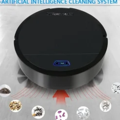 3-in-1 Auto Sweeping Robot 1800PA Strong Suction Smart Floor CleanerRechargeable Smart Sweeping Robot Dry Wet Sweeping Vacuum Cleaner Strong Suction Robot Cleaner for Home