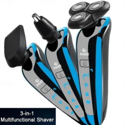 3-in-1 Hair Trimmer Multifunctional Hair Clipper All-in-one Nose Hair Trimmer Shaver Safe Non-stuck Men's Home Hair Care