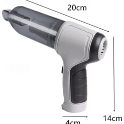 3-in-1 Handheld Vacuum Cleaner Battery, Wireless Mini Handheld Vacuum Cleaner, Portable Car Vacuum Cleaner Wet and Dry with Washable Filter, Powerful Handheld Vacuum Cleaner for Car, Office