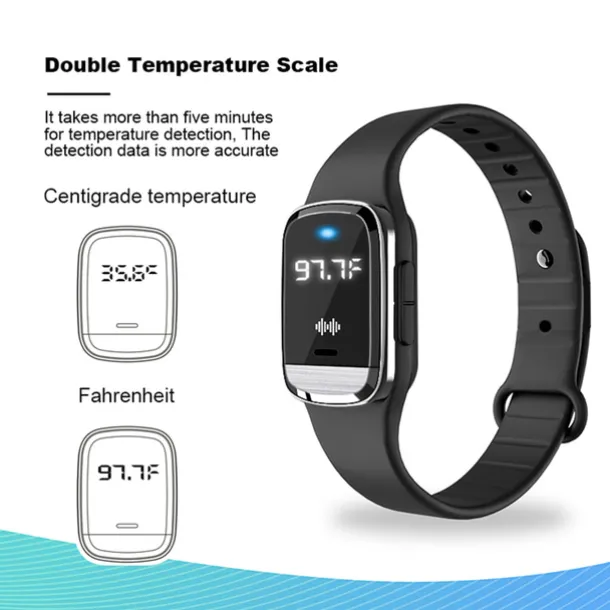 3-in-1 Intelligent Mosquito Repellent Watch – Ultrasonic Bracelet with Pedometer, Smart Anti-Mosquito Function for Indoor and Outdoor Use