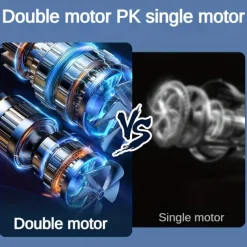 2-in-1 Mini Fan with Humidifier – USB Rechargeable Handheld Spray Fan for Travel, Car, and Temporary Cooling