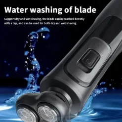 3-in-1 Multi Functional Electric Shaver with Intelligent Digital Display Three Blade Shaver with Washable 3D Floating Blade