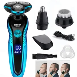 4-In-1 Multi-Function Electric Shaver Washable Rechargeable Electric Shaver Clipper Men's Shaver Beard Trimmer Both Wet And Dry