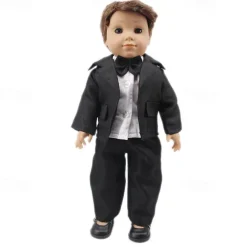 18-inch Boy Doll Clothes Accessories - Logan 4 Pcs 1 Set Doll Outfits Fashion Daily Costume Set Fits All 18 inch Dolls(WITHOUT Doll)