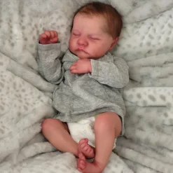 19inch Full body silicone vinyl Reborn Doll Levi Newborn Baby Size boy doll 3D Skin High quality Gift