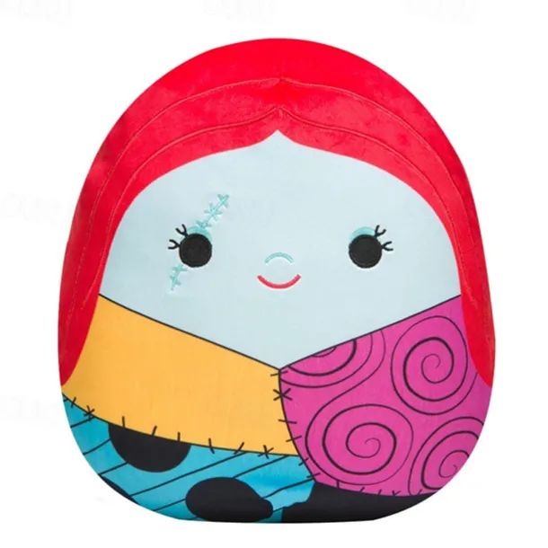 8-Inch Jack Skellington/Sally - Nightmare Before Christmas - Official Jazwares Halloween Plush - Collectible Soft & Squishy Stuffed Animal Toy - Gift for Kids, Girls & Boys